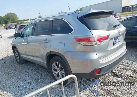 2014 Toyota Highlander Xle V6 из США, поврежденный, VIN 5TDKKRFH3ES022535